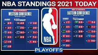 NBA playoffs standings today ; NBA standings today ; standing NBA 2021 ; NBA games today ; NBA 2021