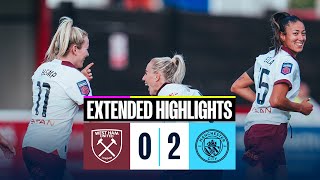 West Ham 0-2 Manchester City | Highlights of Jill Roord & Lauren Hemp Goals