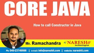 How to call Constructor in Java | Core Java Tutorial