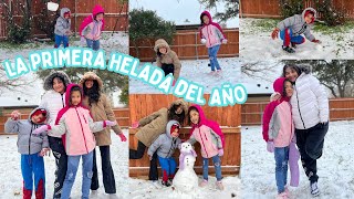 Llego La Nieve A Texas ❄️⛄️ + Se Cancelaron Las Escuelas 🏫 🚫  |  01.09.25