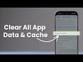 How to Clear All App Data and Cache on iPhone?