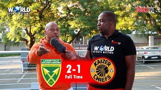Golden Arrows 2-1 Kaizer Chiefs | 😡Ngcobo Angry At Himself | Tso Vilakazi