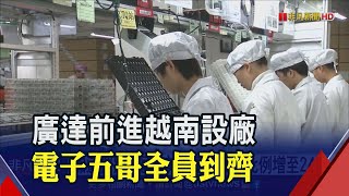 廣達砸15億元赴越南設廠!成東南亞第2個生產基地 電子五哥全員到齊｜非凡財經新聞｜20230418