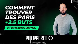 GOAL PROFITS - Une méthode pour trouver des paris OVER 2.5 en quelques minutes...