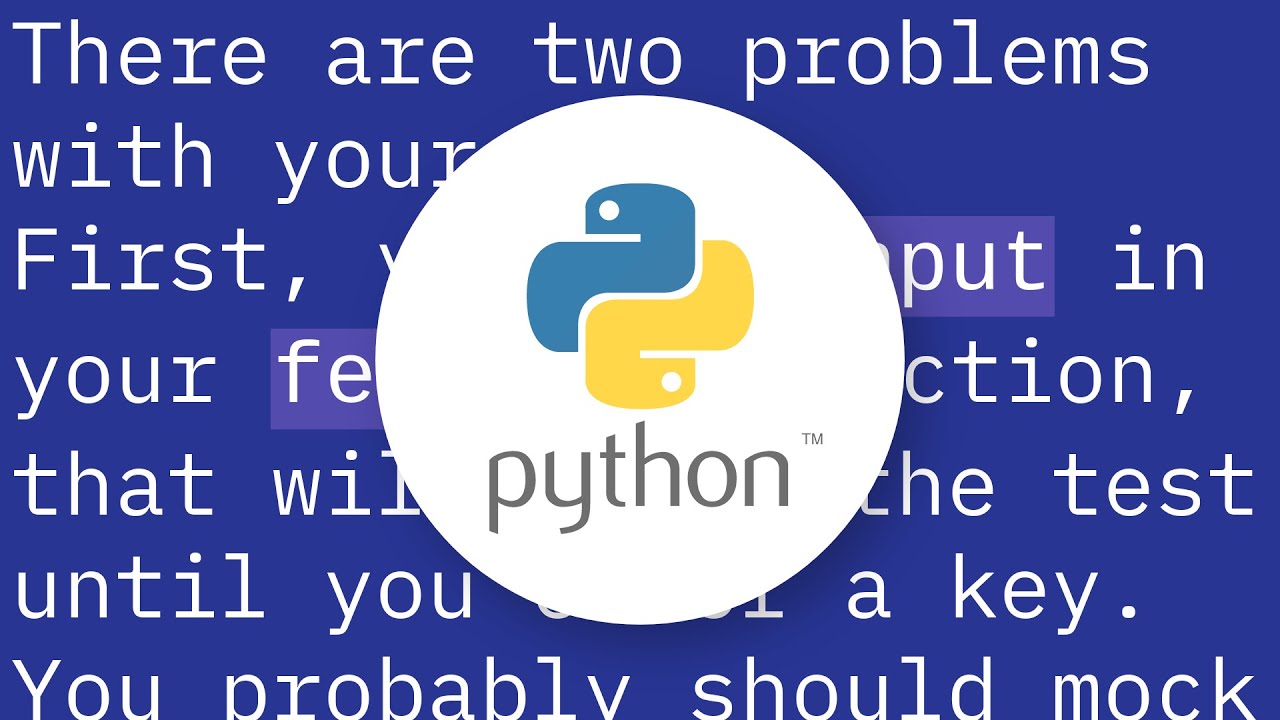 Python Unittest Setting A Global Variable Correctly - YouTube