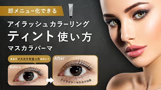 GLAMORIZE アイラッシュカラーリングティントの使い方 すっぴんでも華やかまつ毛に まるでマスカラを塗ったようなまつ毛が続く