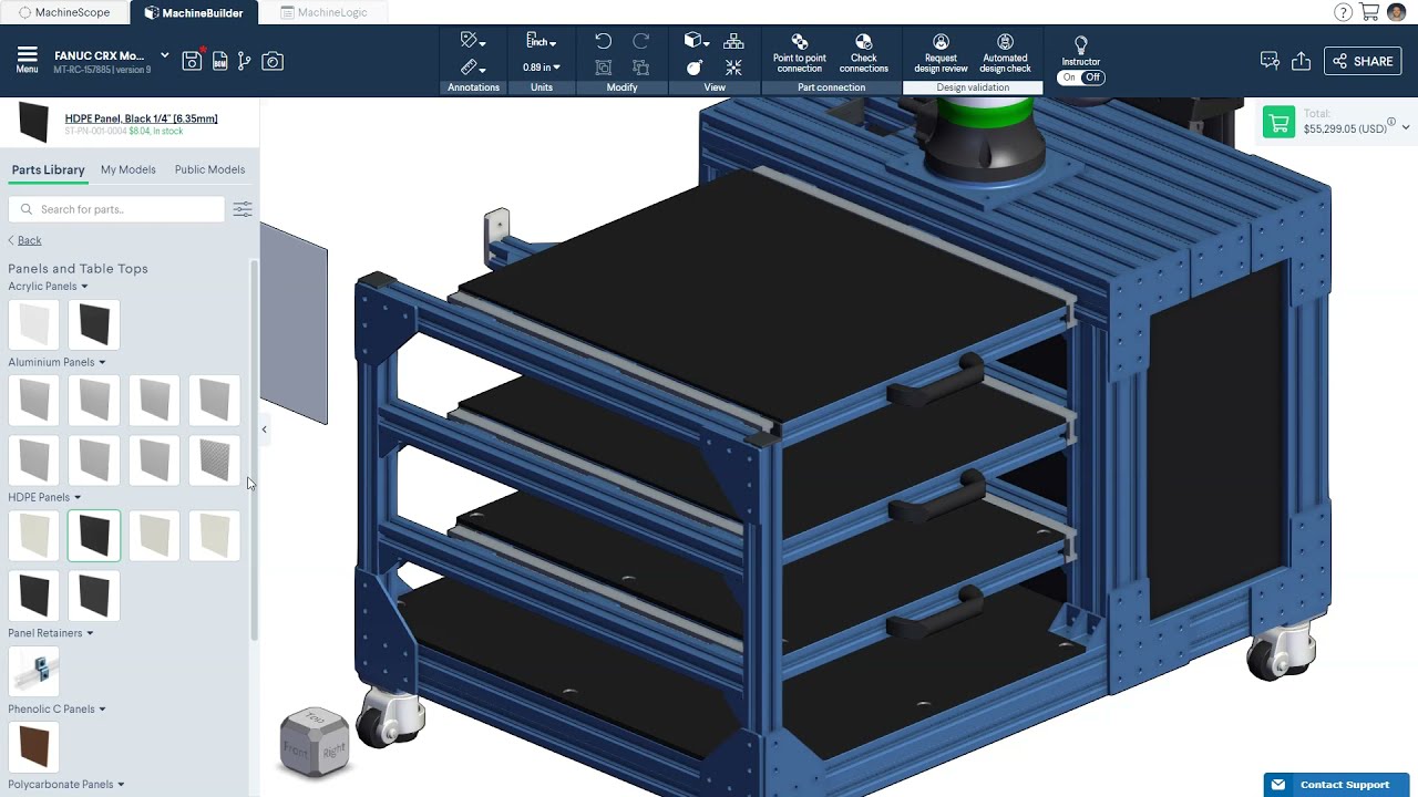 Creating Panels In Machinebuilder Youtube