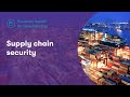 Manufacturing: Supply chain security