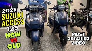 2025 Suzuki Access 125 NEW vs OLD 🤩| Access 125 New Model 2025 | 2025 Suzuki Access 125 All Variants