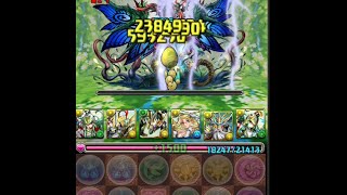 パズドラ　ヘラベオーク降臨　地獄級　アテナ×究極アテナパーティ　無課金編成　ノーコン　解説付き