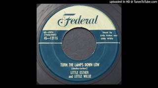 Little Esther \u0026 Little Willie - Turn the Lamps Down Low - 1953 R\u0026B