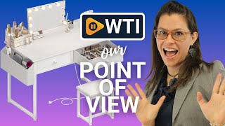 KAI-ROAD White Makeup Vanity Desk | POV | Would you buy it?