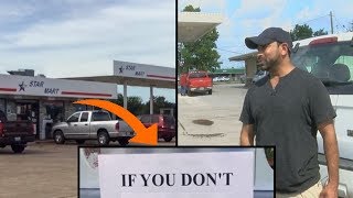 Gas Station Owner Tired Of Seeing Low Income People, Posts Blunt Sign