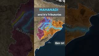 Mahanadi and its Major Tributaries #geography #rivers #mahanadi #india #learn #upsc #ssc