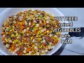 Butterd Mixed vegetables /quick and easy recipe