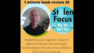 1 minute book review ,  Johan Hari: Stolen Focus