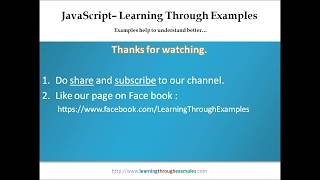 06 - JavaScript Basic Syntax n Rules | Learning Through Examples