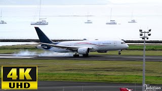 March 18, 2021 : Boeing 787-8 reg P4-787 was seen landing at Tahiti Int'l
