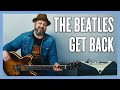 Beatles Get Back Guitar Lesson + Tutorial (Rhythm)