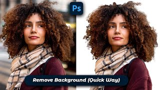 How to Remove background in Photoshop (Quick and Easy Way) | Photoshop Tutorial