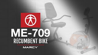 The Marcy ME-709 Recumbent Bike