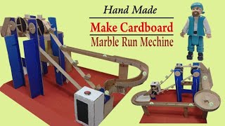How To Make Cardboard | Marble Run Machine | At Home | Easy To Make