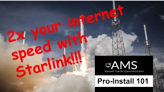 260 mb! Make Starlink FASTER!!! We double our speeds, you can to! Hardwiring to your Dishy.