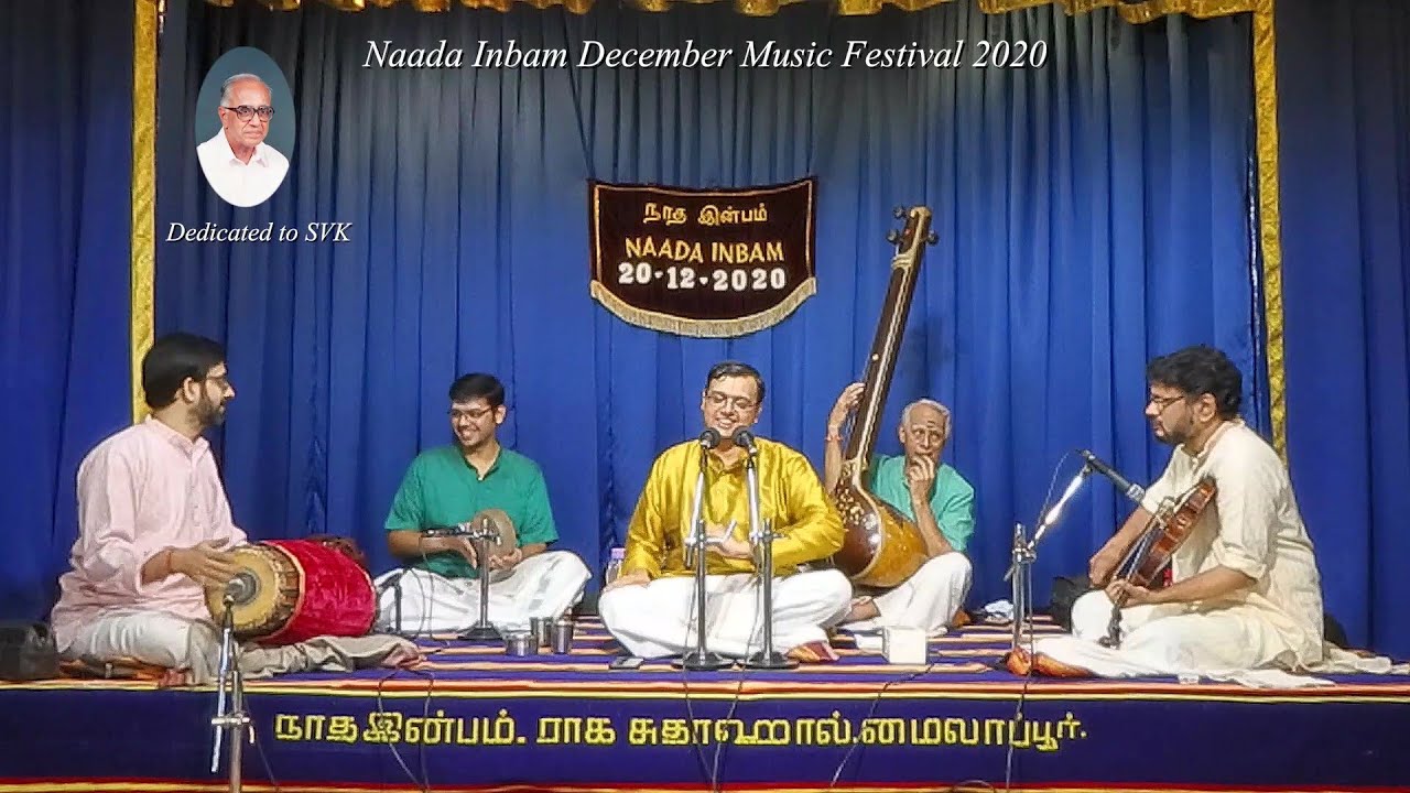 Vidwan T.N.S.Krishna For Naada Inbam December Music Festival 2020 - YouTube