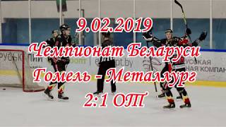 9.02.2019. ЧБ. Гомель 2 - 1 ОТ Металлург