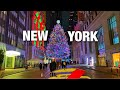 New York City LIVE Manhattan NYSE Wall Street  Christmas Tree Lighting 2024 (December 5, 2024)