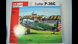 AZmodel 1/72 Curtiss P-36C Duxford Series Final Reveal