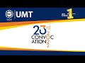 announcement of the 23rd convocation of umt