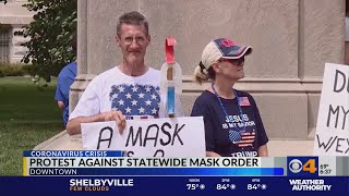 Protest organized against Indiana's mask mandate