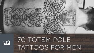 70 Totem Pole Tattoos For Men