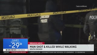 Man shot, killed while walking on Chicago's South Side