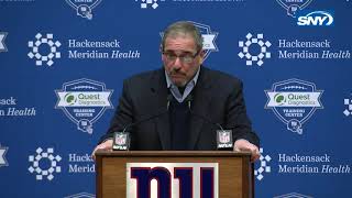 Giants GM Dave Gettleman struggles to explain team's struggles