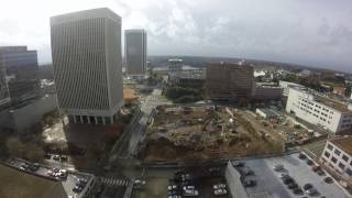 Richmond Plaza building demolition timelapse #49