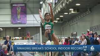 Cal Poly's Nwagwu breaks school record in long jump