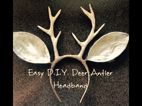 Easy D.I.Y. Deer Antlers Easy D.I.Y. Deer Antlers