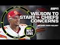 CONCERNS for Patrick Mahomes & the Chiefs 😳 + Russell Wilson to START vs. Bills 👀 | NFL Live