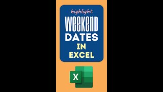 Excel Pro Trick: Highlight Weekends Dates in Excel with Conditional Formatting and WEEKDAY Function