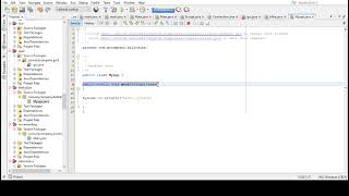 output a message on the screen using java programming language.