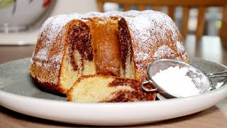 Kein Öl, keine Butter und trotzdem saftig! / Fluffigen Marmorkuchen selber backen / Marmorgugelhupf