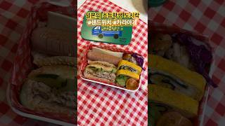 밥보다 싸기 어려운 빵도시락 🌭 양상치 케첩 까먹 💦 미안하다사랑한다 🩷 도쿄의 국제학교 초등학생 G4 점심도시락 #일본일상 #육아브이로그 #bento #shorts