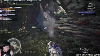 【MHW 】冰咒拔刀大劍裝 刷天地龍, 刷聚魔之地#2 lv.1 to lv.3    MR40 to 49 Monster Hunter World Iceborne | 毒叔直播紀錄