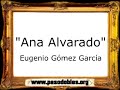 ana alvarado eugenio gómez garcía pasodoble