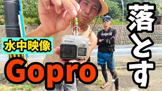 【究極の確認方法】釣り場にGOPROカメラを落として水中映像を撮ってみた！！