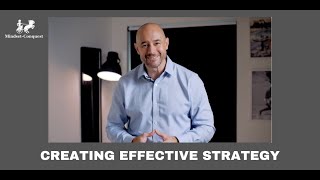 Creating Effective Strategy