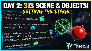 Three.js Scene, Camera, Renderer Explained | Create Multiple Cubes (Beginner Tutorial #2)