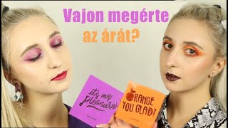 ELSŐ BENYOMÁS: Colourpop Orange you glad \u0026 It's my pleasure paletták